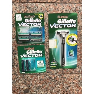 Bàn Cạo/ Lưỡi cạo Gillette Vector 2 lưỡi/ 4 lưỡi - Bàn Cạo Râu