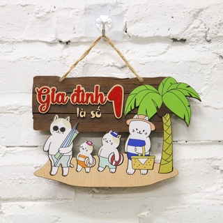 Bảng gỗ Gia đình là số 1