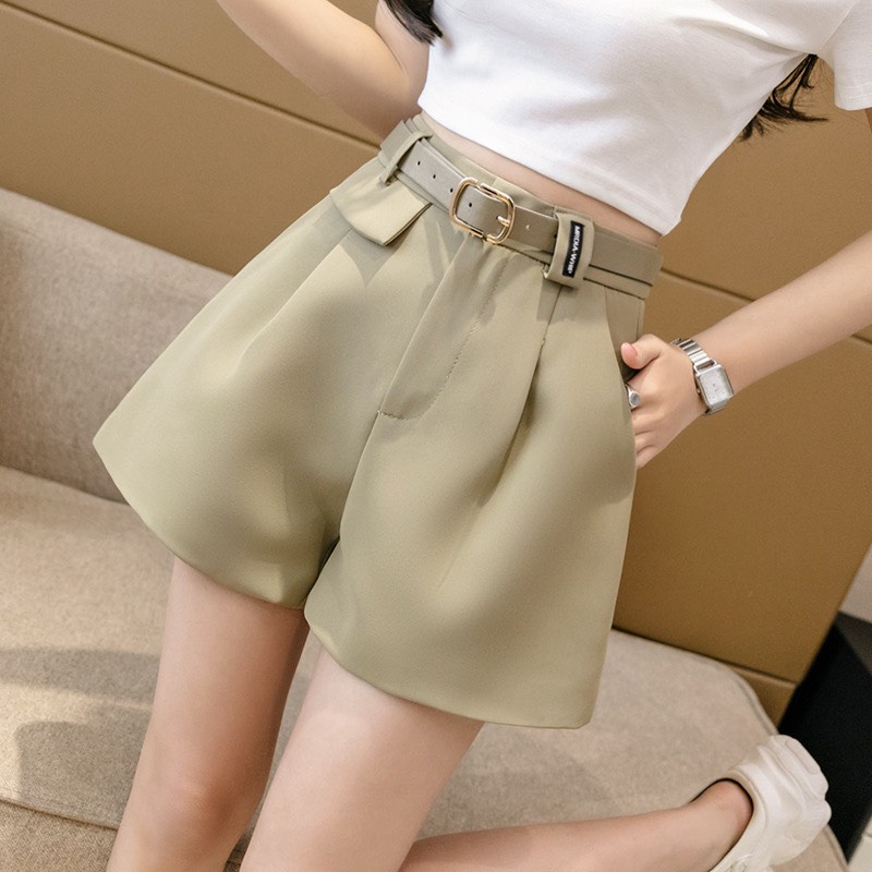 Quần short nữ ngắn cạp cao chất liệu vải tuyết mưa bigsize 40 - 75kg