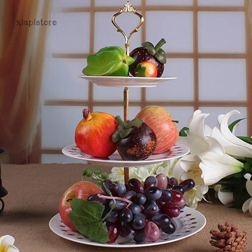 Set phụ kiện gắn tháp bánh cưới bánh cupcake ba tầng trong tiệc sinh nhật tiện lợi
