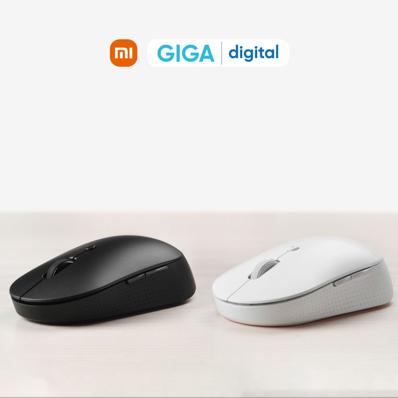 Chuột không dây Xiaomi Mi Dual Mode Silent Edition - Bluetooth hoặc USB - tặng kèm pin