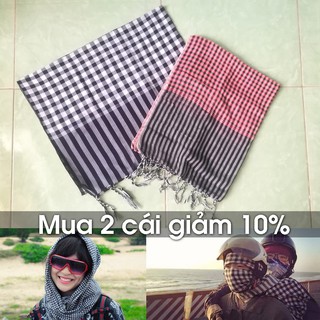 Khăn rằn nam bộ - Khăn rằn phượt kiểu campuchia