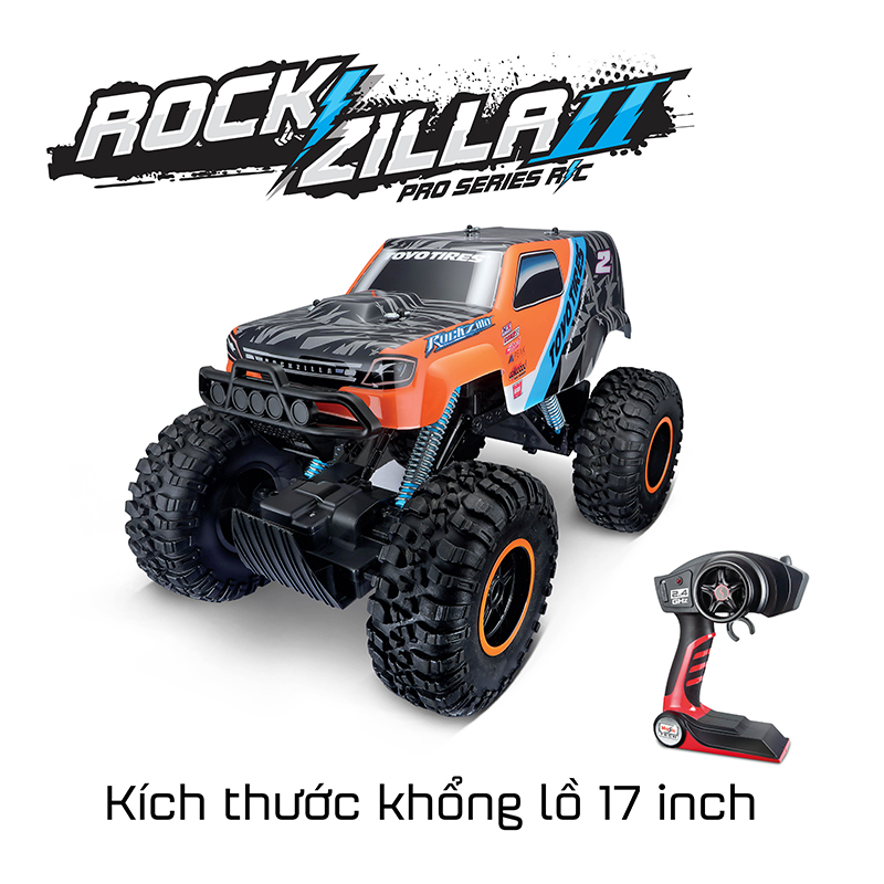 Đồ Chơi MAISTO  Xe Điều Khiển Địa Hình Khổng Lồ Rock Zilla MT81340