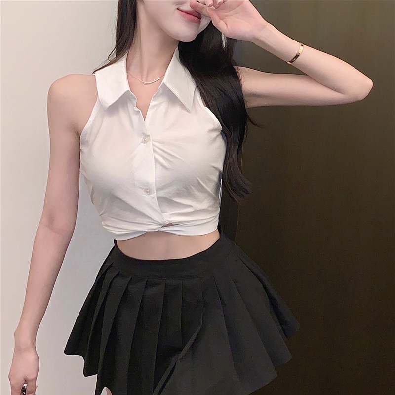 Áo Croptop Sát Nách Thời Trang Mùa Hè Cho Nữ