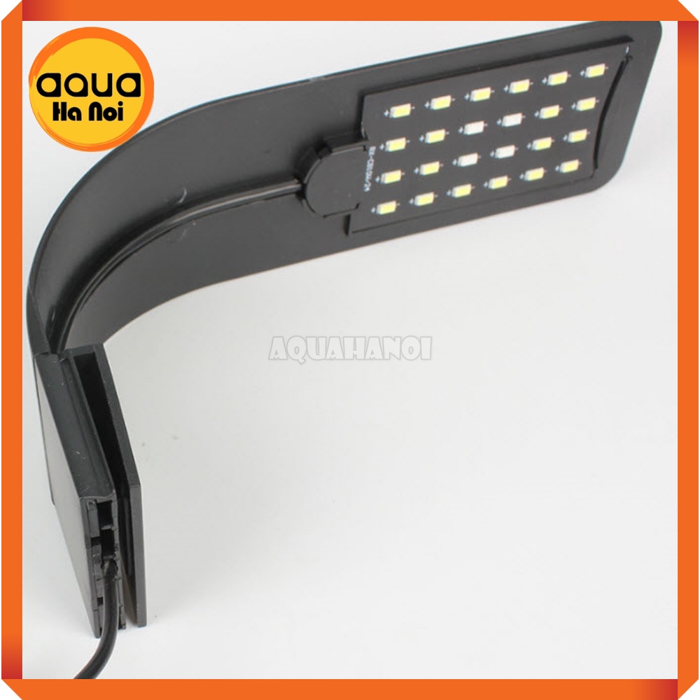 Đèn kẹp LED siêu mỏng X5 cho hồ cá cảnh thủy sinh kích thước 30-40cm - Màu đen/Màu trắng