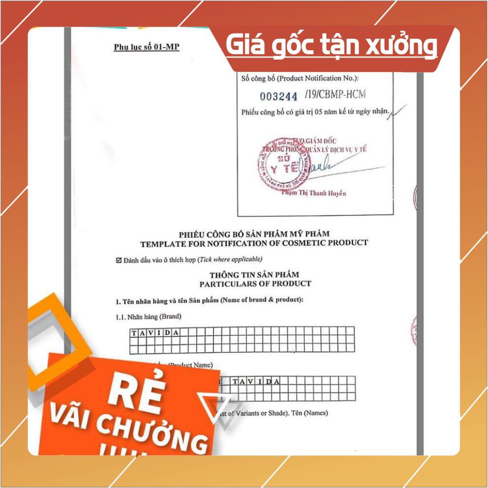 [RỂ NHẤT SÀN] COMBO 2 HỘP MEN VI SINH TAVIDA DỨT ĐIỂM VIÊM LỖ CHÂN LÔNG -  MỤN LƯNG [SIÊU ƯU ĐÃI] | BigBuy360 - bigbuy360.vn