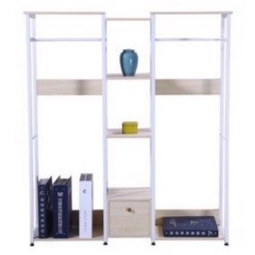 Tủ kệ đựng đồ và treo quần áo 3 ngăn Kachi MK262 120x140x30cm