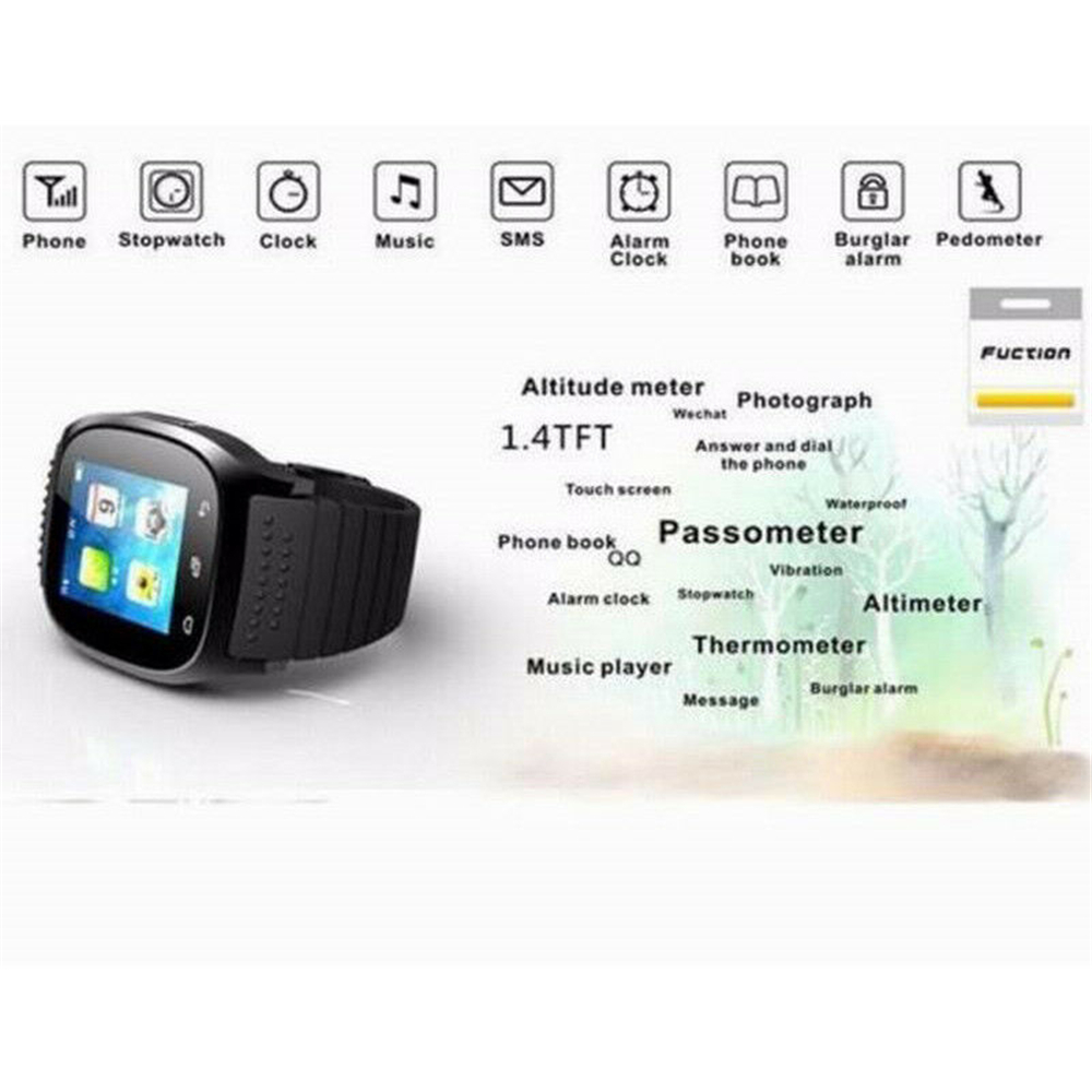 Đồng Hồ Thông Minh Chống Nước Kết Nối Bluetooth Cho Android Htc Samsung Iphone Io