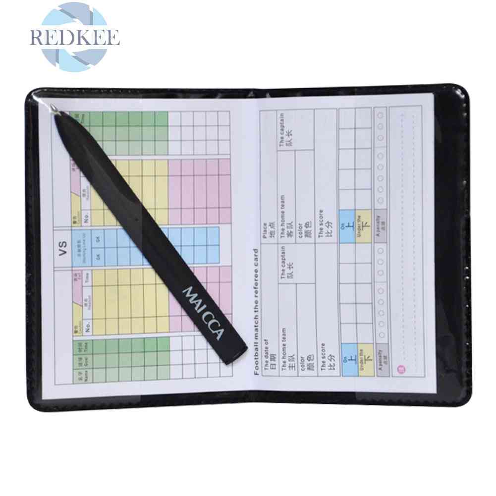 1 Bộ Thẻ Đồng Xu Vàng / Đỏ Cho Trọng Tài Bóng Đá