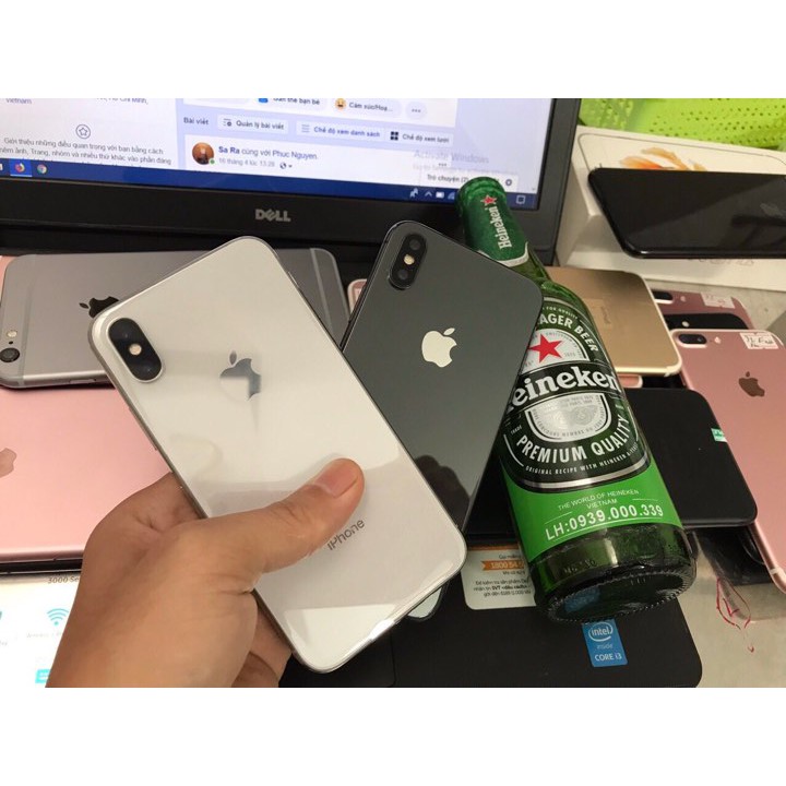 Điện thoại Iphone X 64gb .Trắng-Đen.Máy chính hãng. cam kết zin hãng