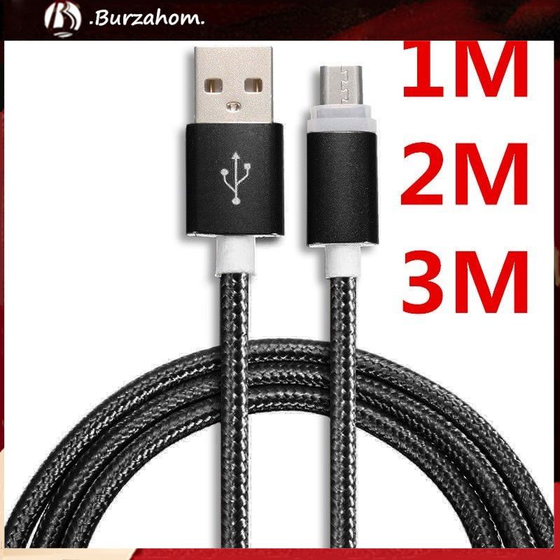 Dây Cáp Sạc Truyền Dữ Liệu Micro Usb Dài 1 / 2 / 3m Cho Samsung Android