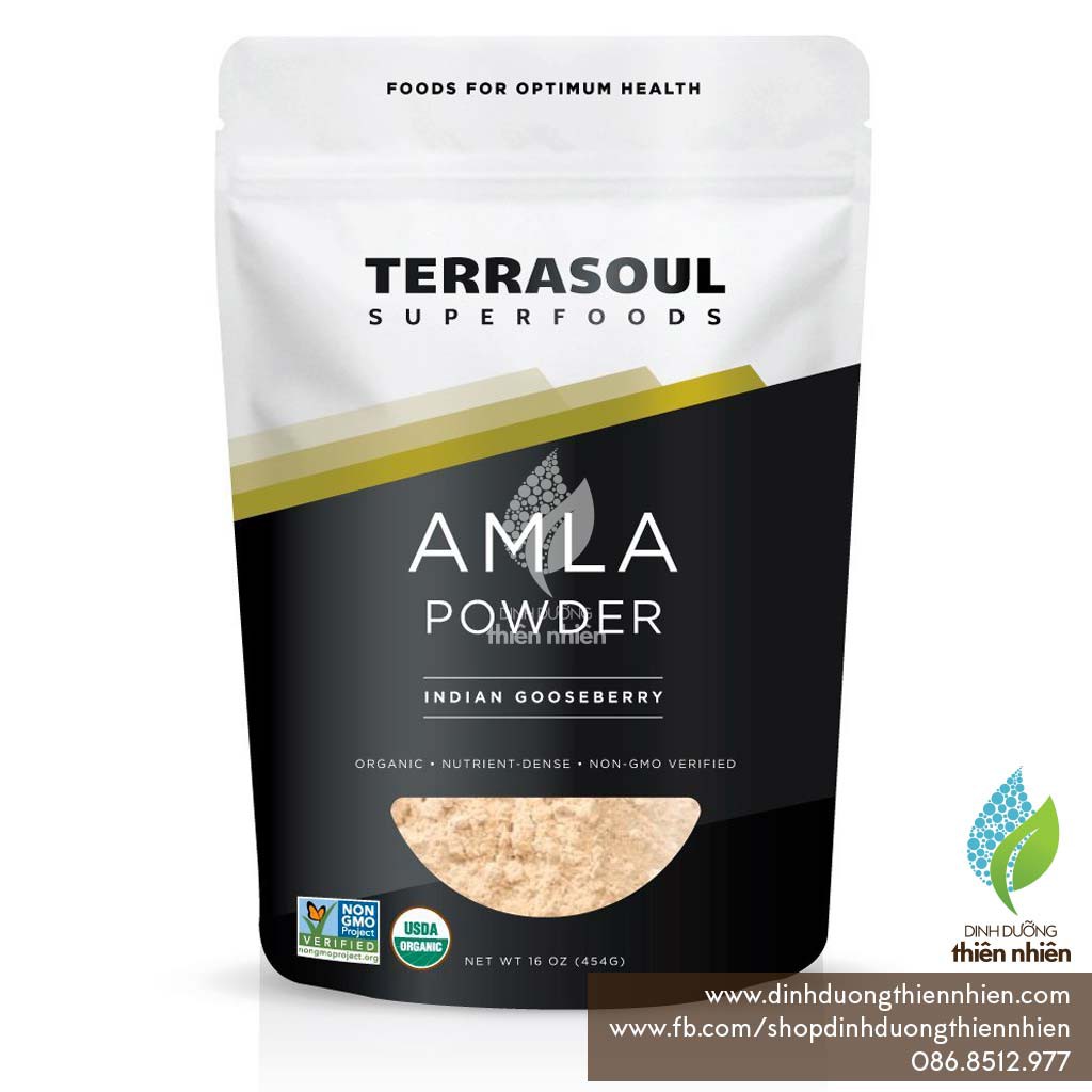 Bột Amla Hữu Cơ Terrasoul Superfoods, 50g 170g 454g