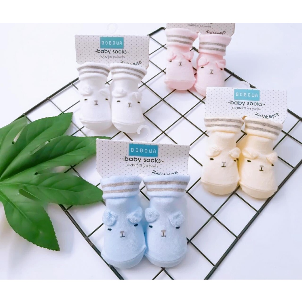 Tất vịt, tất thú cao cổ YAER baby socks chống trượt cho bé sơ sinh từ 0 đến 6 tháng tuổi