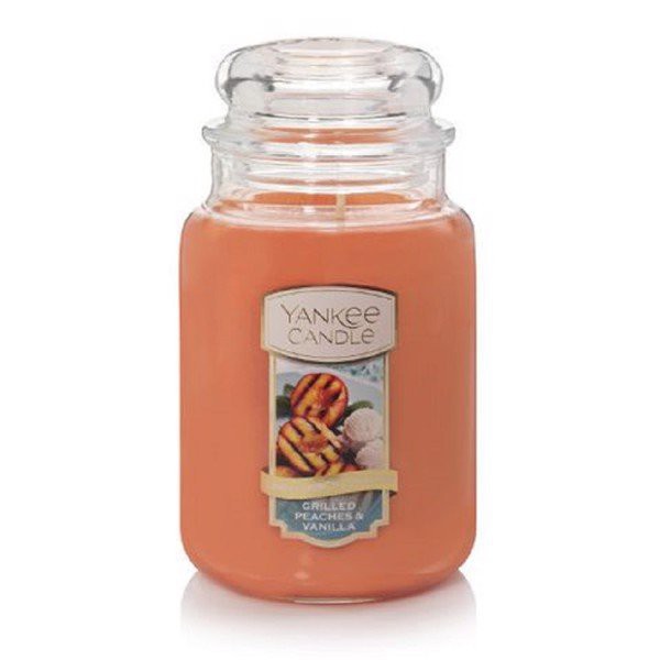 Hũ nến thơm Grilled Peaches &amp; Vanilla Yankee Candle YAN0866 (Size L 623g)