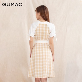 Đầm raglan phối tay DA10127 GUMAC