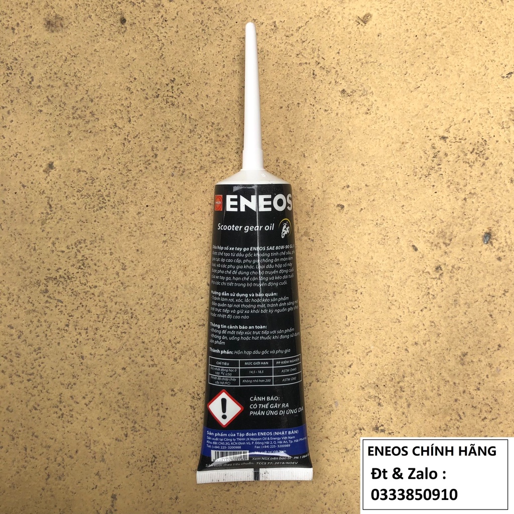 Dầu láp  xe tay ga ENEOS GL5 80w90