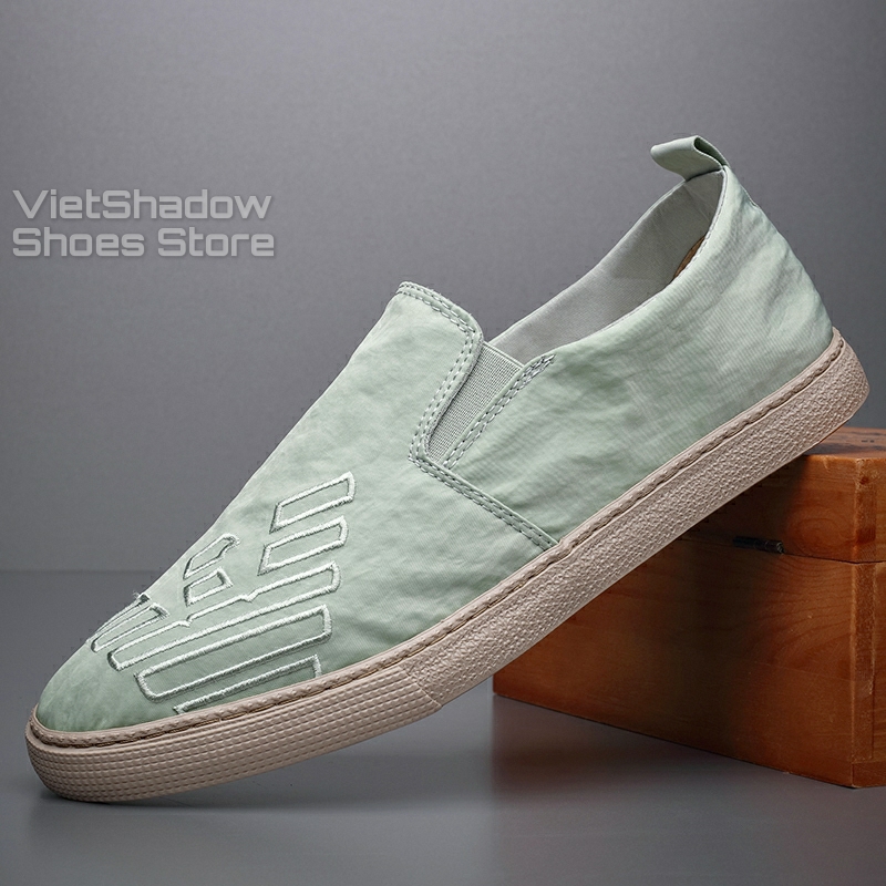 Slip on nam - Giày lười vải nam cao cấp thương hiệu BAODA - Vải polyester chống thấm 5 màu tuyệt đẹp - Mã 20201 | BigBuy360 - bigbuy360.vn