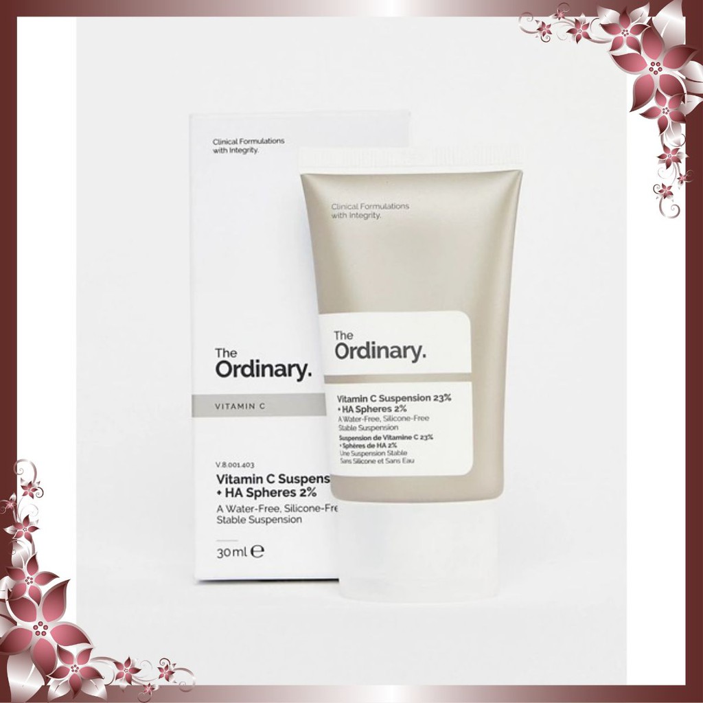 [RẺ NHẤT] Kem Dưỡng The Ordinary Vitamin C Suspension 23% - 30% + HA Spheres 2%