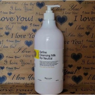 Sữa rửa mặt SKINDOM 1000ML dạng SỮA