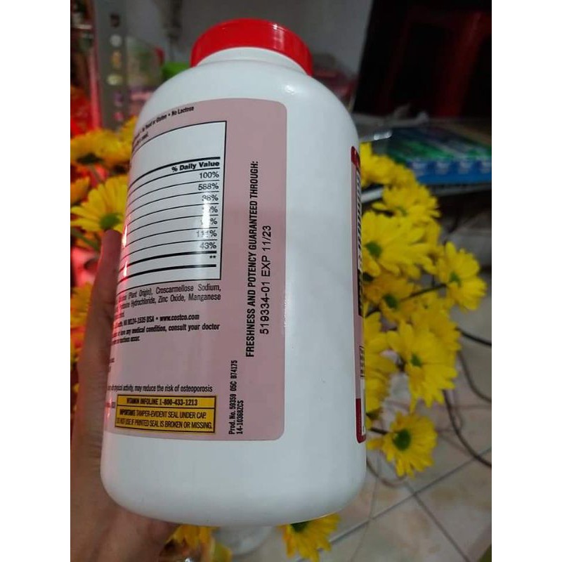 [Date 11.2023] Viên uống bổ sung canxi Kirkland Calcium Citrate Magnesium and Zinc 500 viên của Mỹ | BigBuy360 - bigbuy360.vn