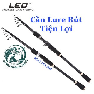 Cần câu lure rút leo fishing - có cả đứng và ngang - cần lure lóc