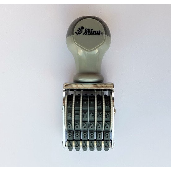 Dấu số Shiny 6 số cao 3mm N56 Number Stamp