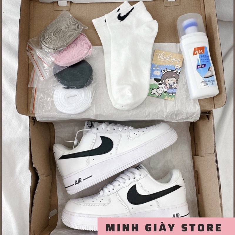 ⚡️FULL BOX⚡️Giày Thể Thao Nam Nữ A.F.1 trắng móc đen hàng Quảng Châu 11