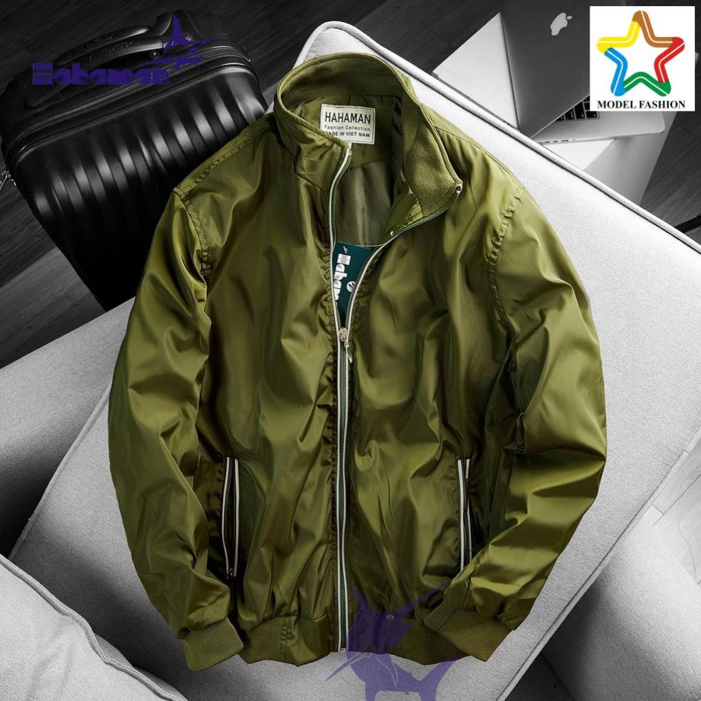 Áo khoác dù nam dạ quang 2 lớp cao cấp cổ đứng Model Fasshion AKDDQ0201