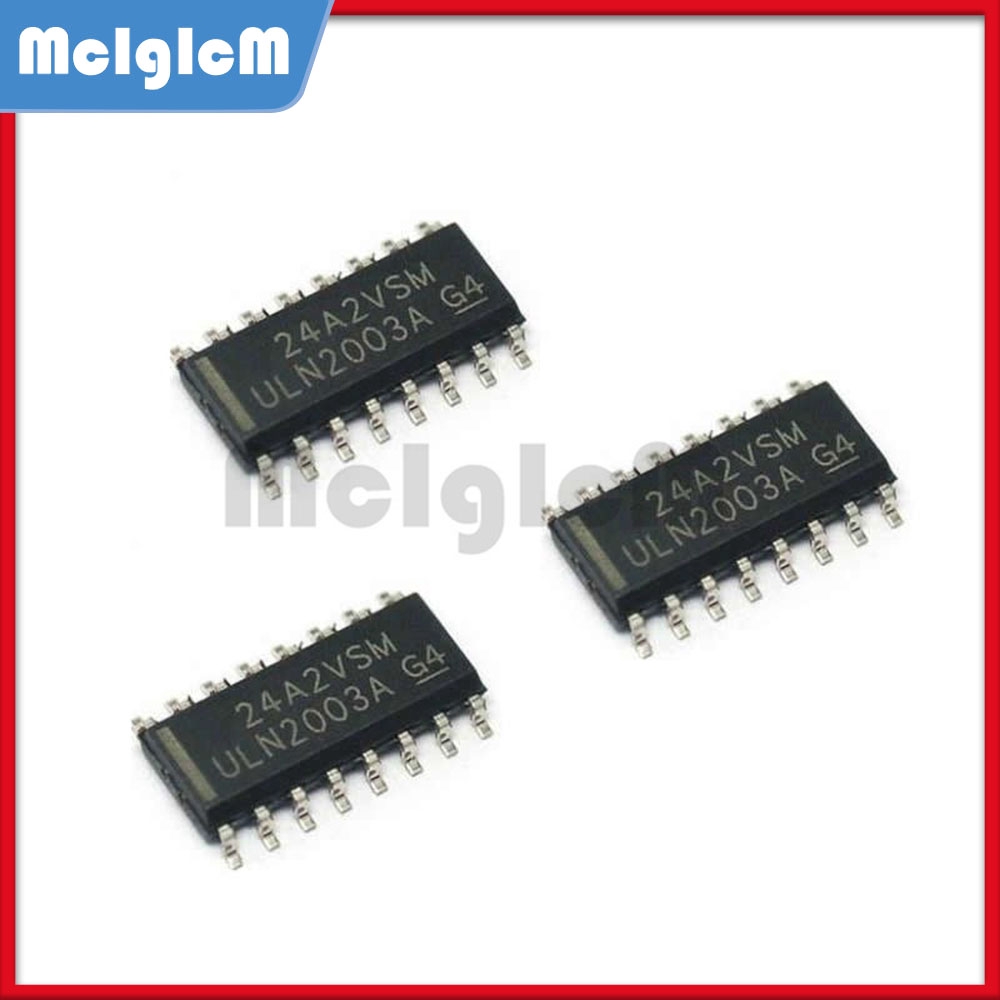 10 Pezzi ULN2003ADR – IC Driver SOP16 ULN2003A – SMD MOS Per Elettronica