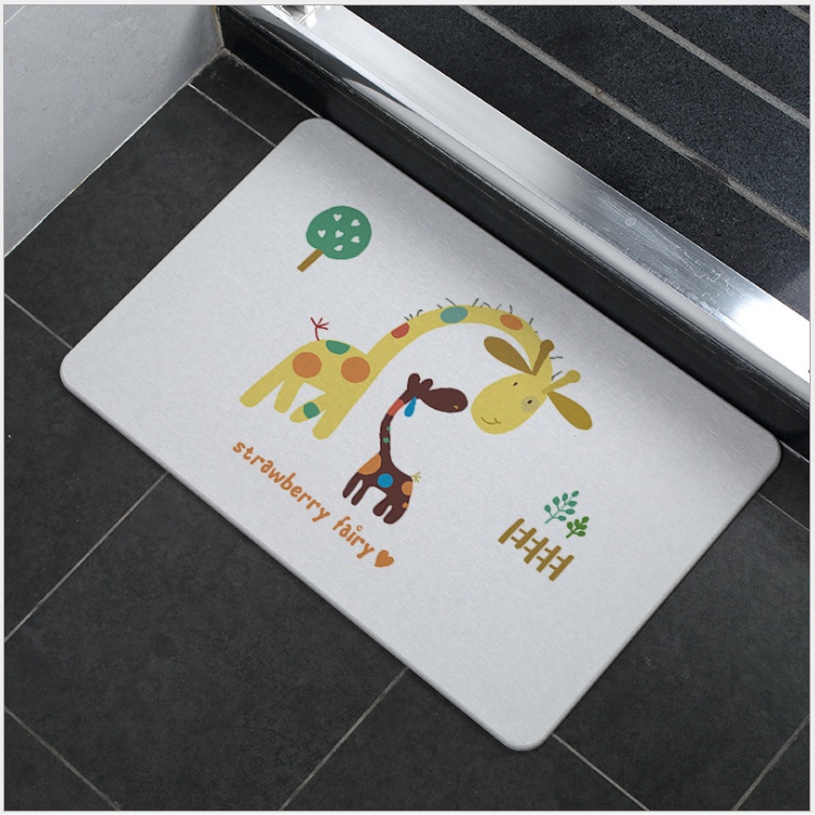 Thảm đá lau chân thấm hút tốt, chống trơn trượt