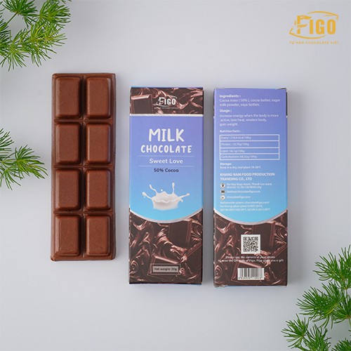 linhan -  [GIÁ DÙNG THỬ] Bar 20gr Combo MIX các vị Dark & Milk Chocolate Kẹo Socola đen và Socola sữa Figo thanh 20gr SU