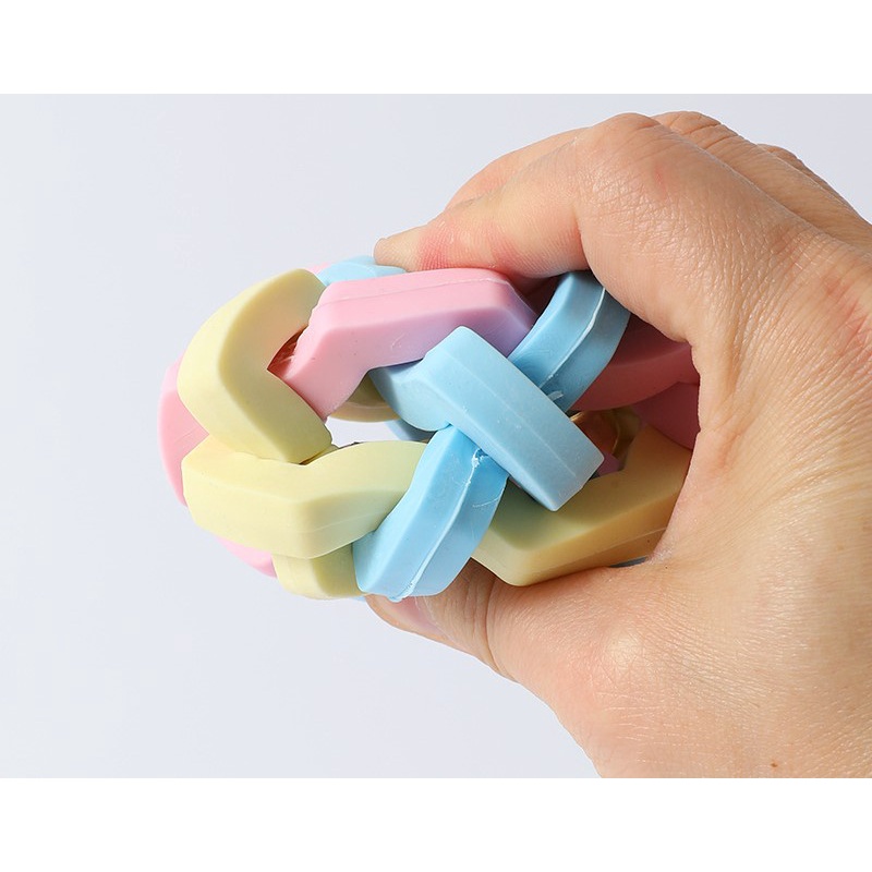 đồ chơi banh nhựa pastel cho chó mèo