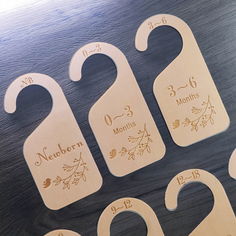 Set 7 Tấm Ngăn Tủ Quần Áo Kích Thước Nhỏ Gọn Dành Cho Bé Sơ Sinh Đến 24 Tháng Tuổi