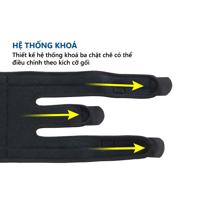 Đai Bó Gối ( 1 chiếc ) Bảo Vệ Khớp Gối Cleacco , Bảo Vệ Khớp Gối , Tránh Chấn Thương - Hàng Chính Hãng