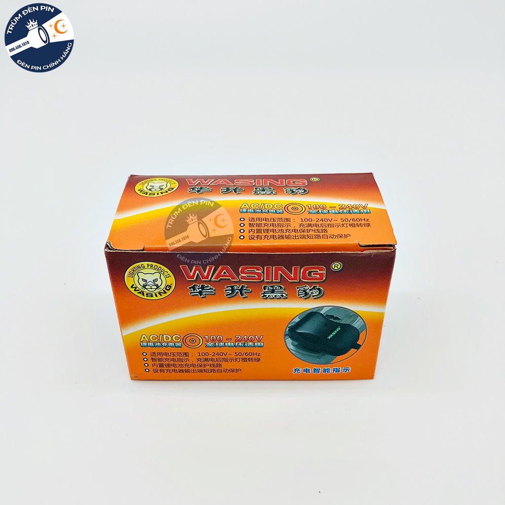 Sạc đèn pin WASING chính hãng cao cấp 100-240V 50/60Hz