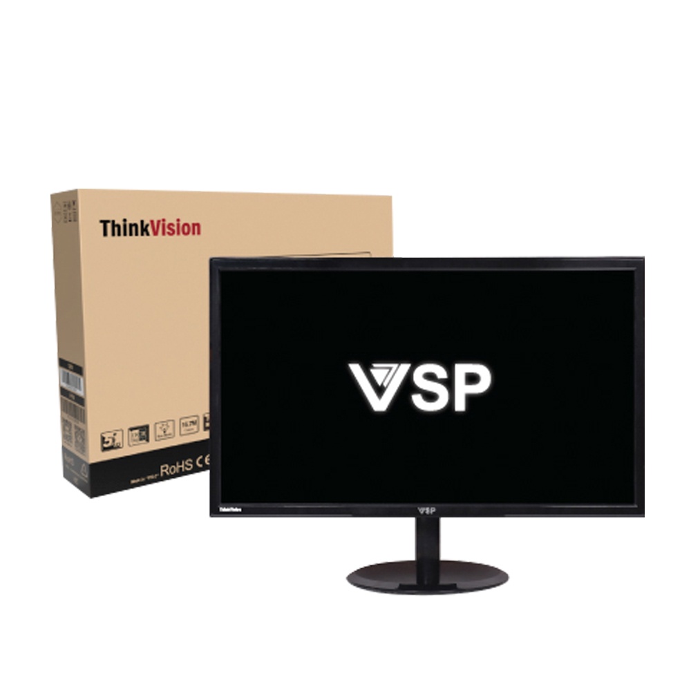 Màn hình VSP Thinkvision VE21.5 21.5inch HD+/60Hz/Flat NEW chính hãng full VAT bảo hành 2 năm