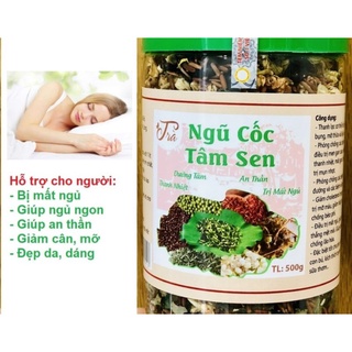 Trà ngũ cốc tâm sen