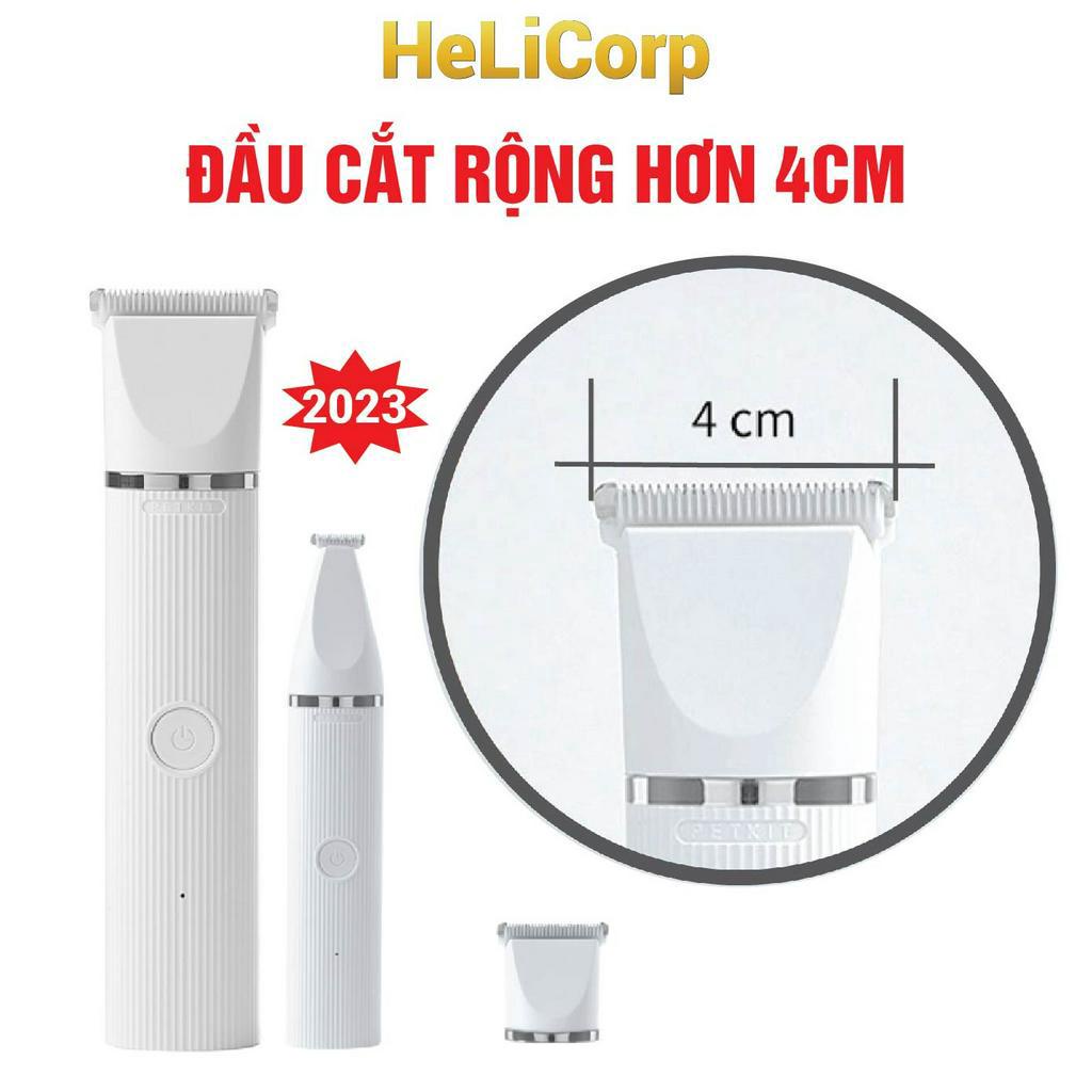 Tông Đơ Cắt Tỉa Cạo Lông Chó Mèo Petkit Pro 2023 - HeLiCorp