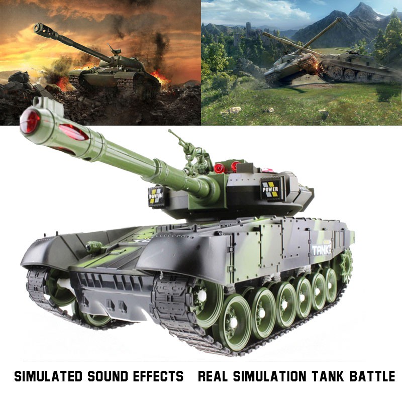 RC Fighting Battle Tank Remote Control Military Tactical Vehicle Lighting Off-road Tracked Tanks Chassis World of Tanks Toys For Boys