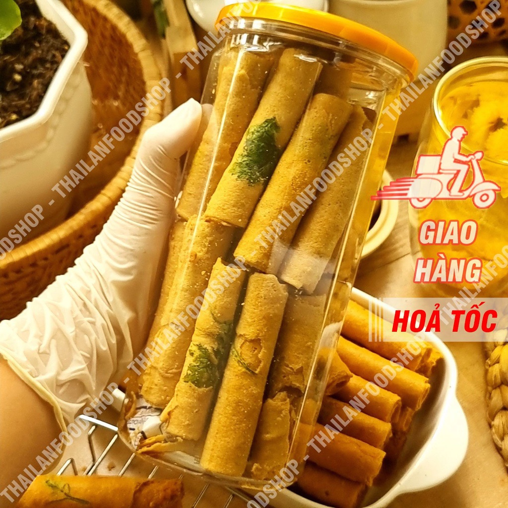 Bánh Ống Ngò Bơ Đậu Phộng Lon 400Gram