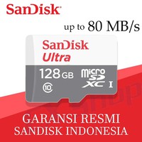 Thẻ Nhớ Sandisk Ultra 128gb 80mb / S Class10 Uhs-i Sdxc