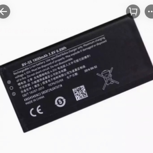Pin xịn cho máy Nokia X2(bv_5s)