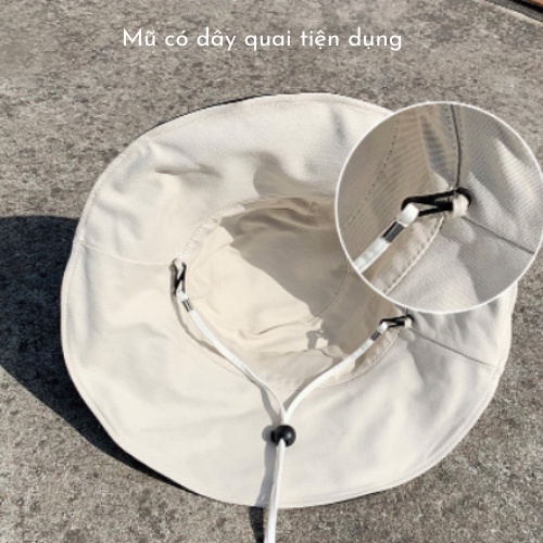 Mũ vành rộng 2 mặt cao cấp vành rộng 10 cm chống nắng hiệu quả, nón vành tròn đi biển du lịch cao cấp mùa hè