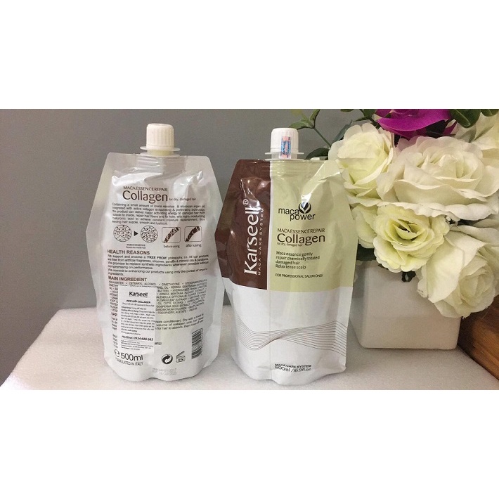 Kem Ủ Tóc Collagen Phục Hồi Tóc Chuyên Sâu Giúp Tóc Bóng Mượt Chắc Khỏe - Dầu Hấp Ủ Tóc Siêu Mềm Mượt Phục Hồi Tóc Hư Tổ
