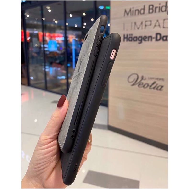 Casing Vivo V2027 V2029 V2026 V2032 V2043 1901 1902 1903 1904 1906 1907 1920 Phone Case 1814 Y1S 1820 1811 1816 1817 1807 1810 Vintage Fabric Deer Cloth Protective Soft Back Cover