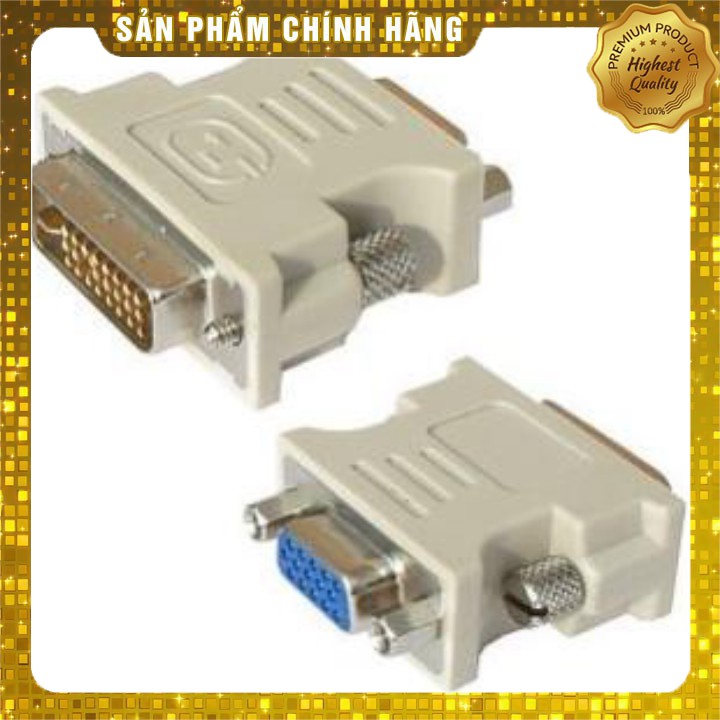 ĐẦU CHUYỂN DVI TO VGA Xả Kho) ĐẦU CHUYỂN DVI TO VGA (24+1, 24+5)  ĐẢM BẢO CHẤT LƯỢNG.Z DVI/1 DD5