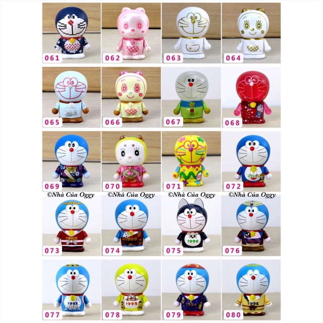 Mô hình Doraemon kỷ niệm 100 năm STT: 61-80