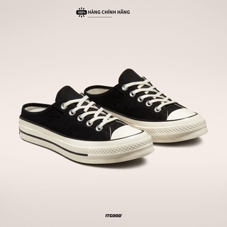 Giày Chuck 70 Mule Slip Black Cổ Thấp 172591C