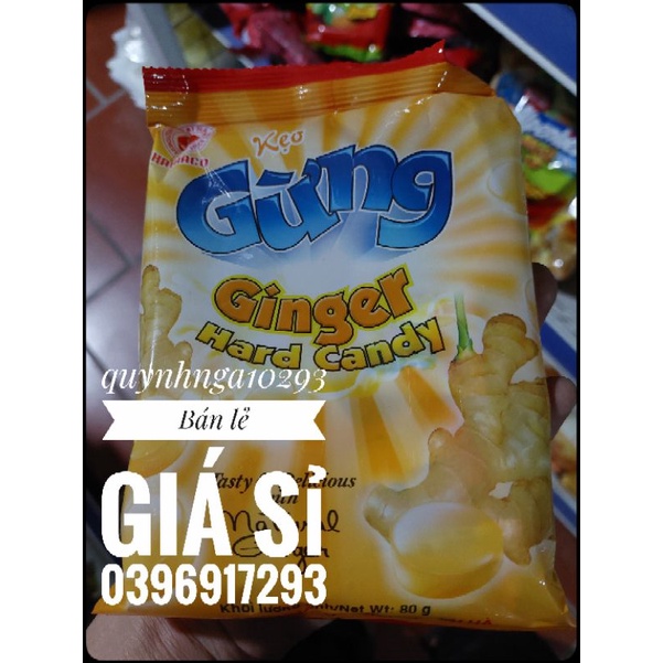 Kẹo gừng hải hà 80g