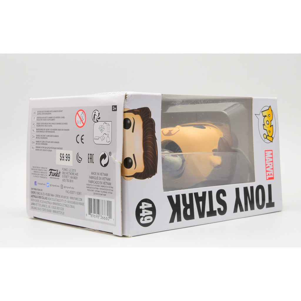 [box 8/10] Mô hình nhân vật Funko Pop Marvel Avengers Tony Stack #449